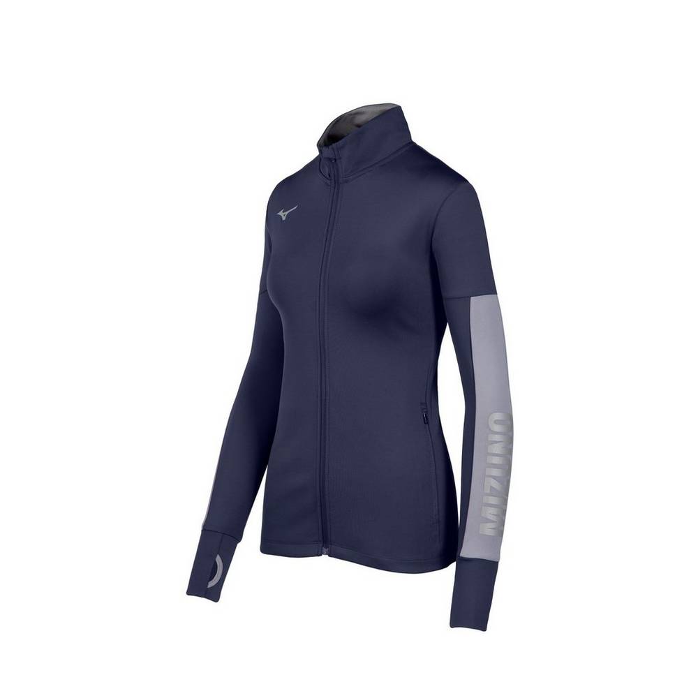 Womens Mizuno Alpha Quest Jacket Navy Philippines (ULGDAN628)